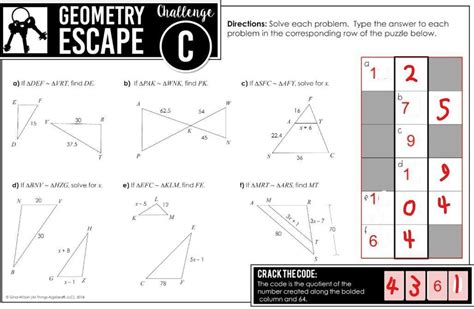 Tips for Solving Geometry Escape Challenge C